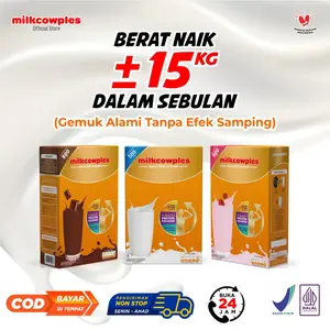PAKET HEMAT 2 BOX MILKCOWPLUS Susu Peninggi Dan Penggemuk Badan