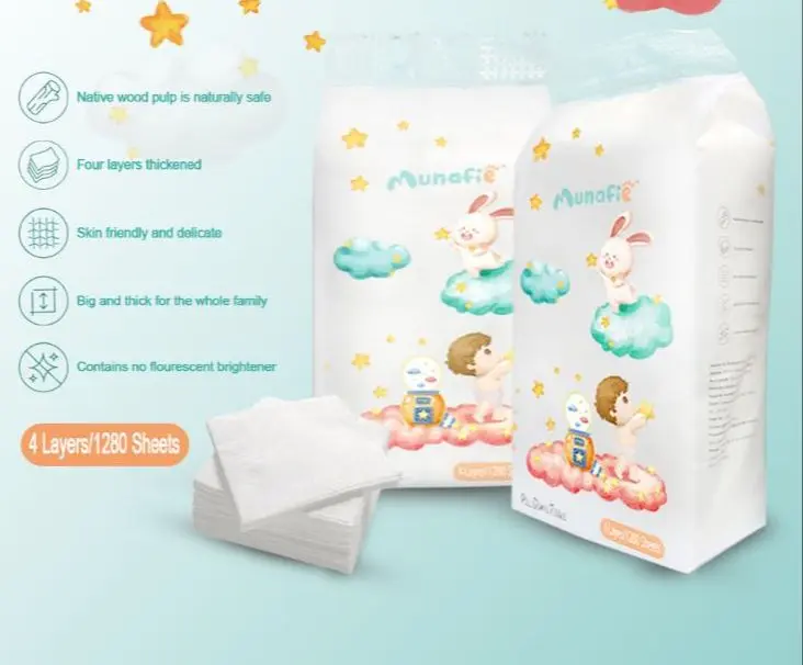 Facial Tissue 4 Ply Large Size Soft and Smooth Toilet Pack Napkin