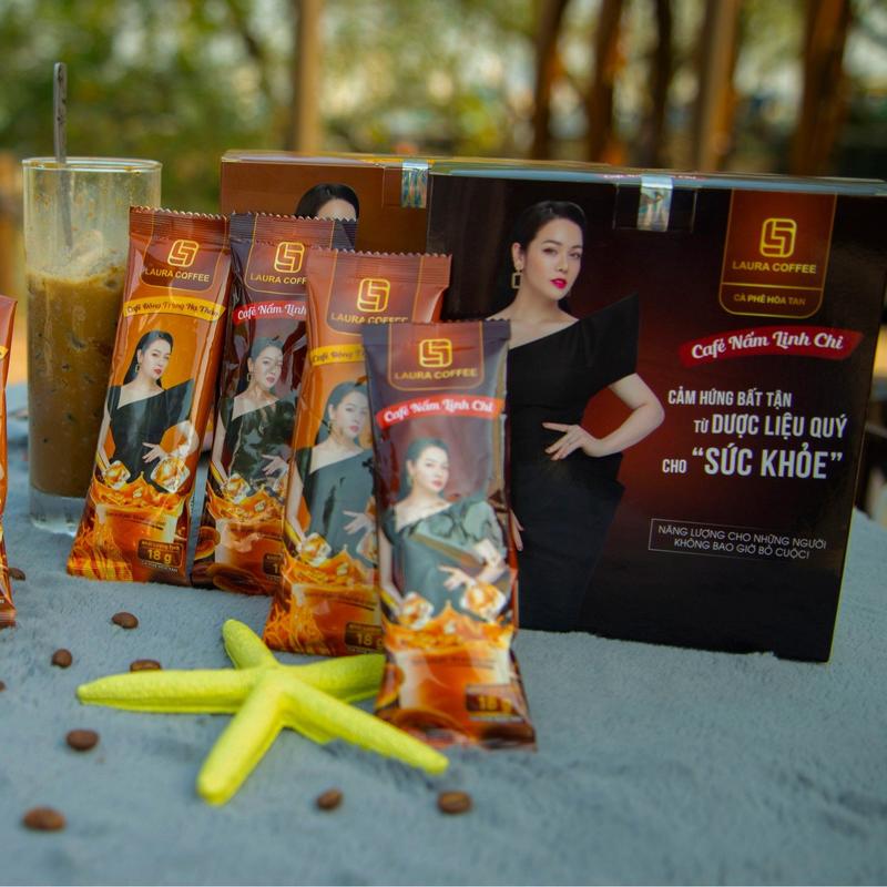 [QUÀ TẶNG ] Combo 4 Hộp Cà Phê Đông Trùng Hạ Thảo + Nấm Linh Chi Laura Coffee - Nhât Kim Anh 6