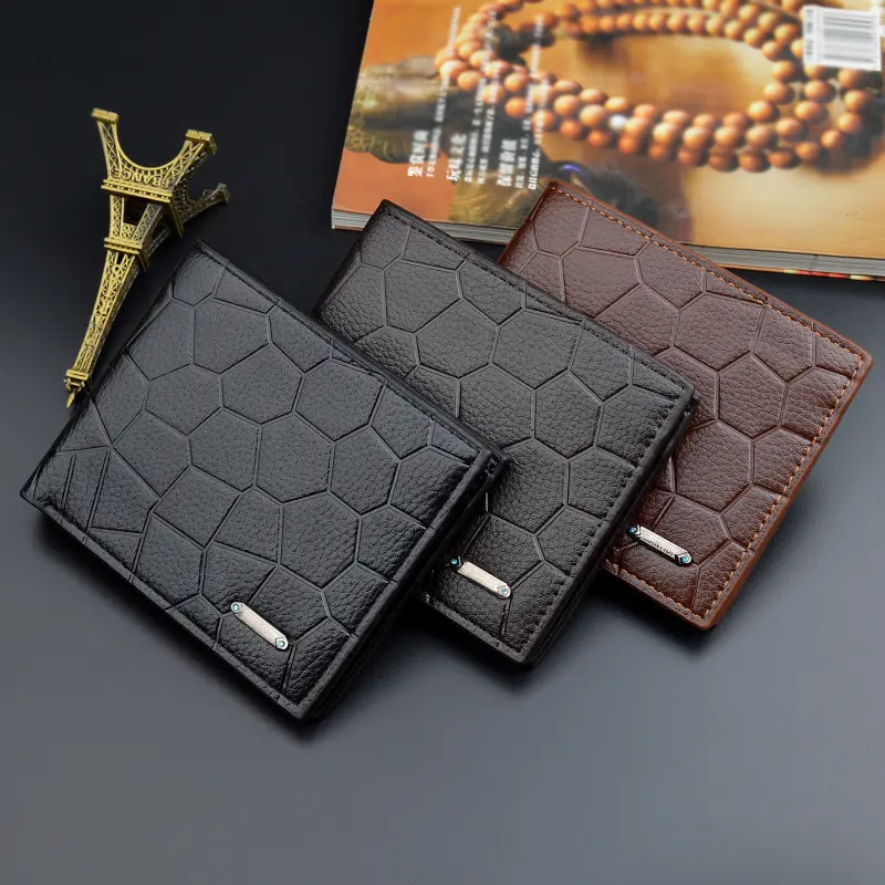 Men's Wallet Male Short Money's Clip's Male's Youth Fashion Casual Business Money's Clip Multi-card Soft Wallet's