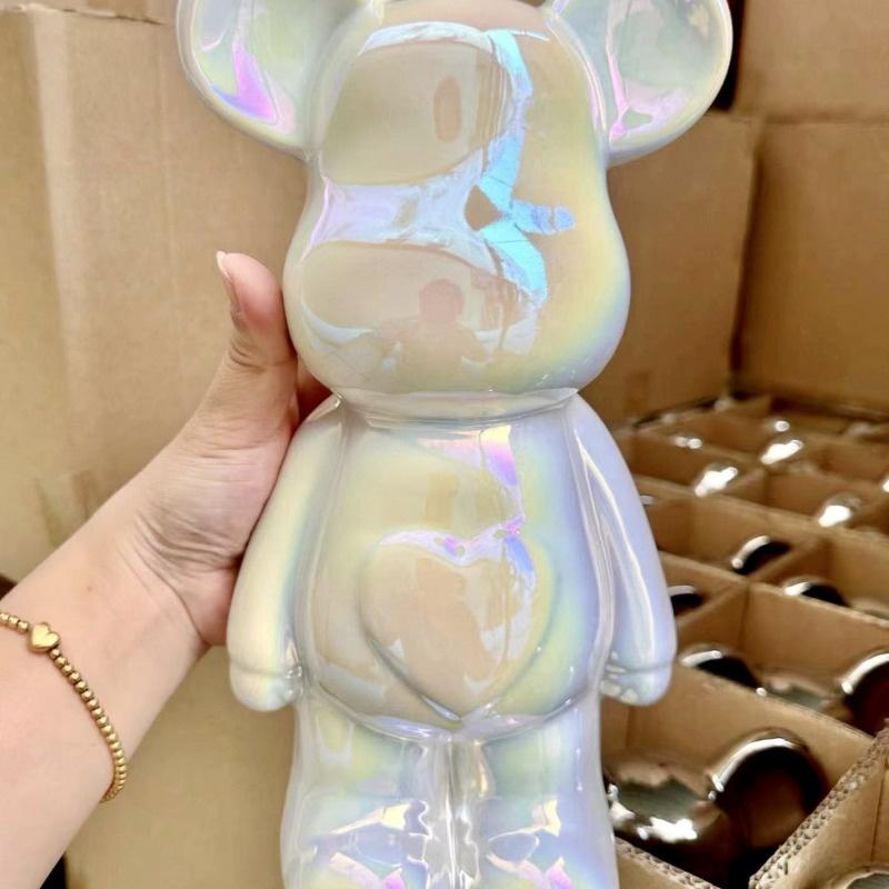 Product Introduction of Light Luxury Violent Bear Decoration Home Living Room TV Cabinet Wine Cabinet Decoration Slightly Flaw 11