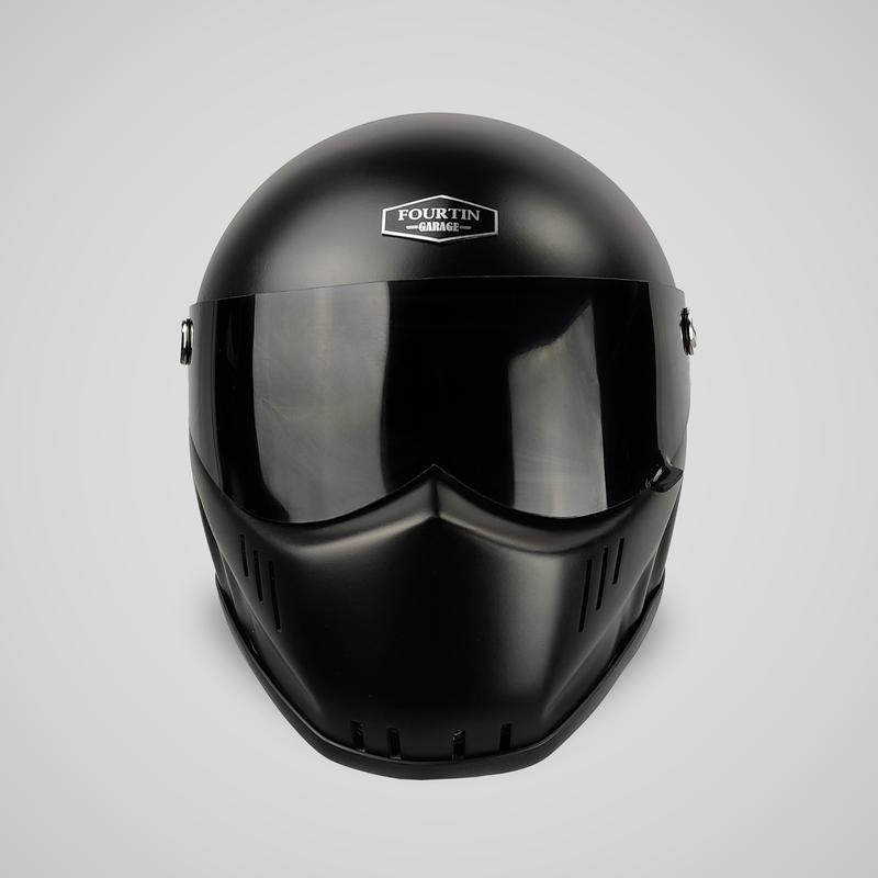 Helm Custom Classic SIMPSON BANDIT RX STIG HITAM DOFF - Fourtin Garage 2