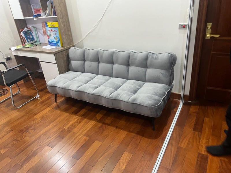 Product Introduction of Ghế Sofa Lượn Sóng Cao Cấp Thanh Lịch Nhiều Màu Sắc - Thích Hợp Cho Phòng Khách, Phòng Trà, Tiệm Cafe, Tiệm Nail, Spa gấp giường các mẫu 12