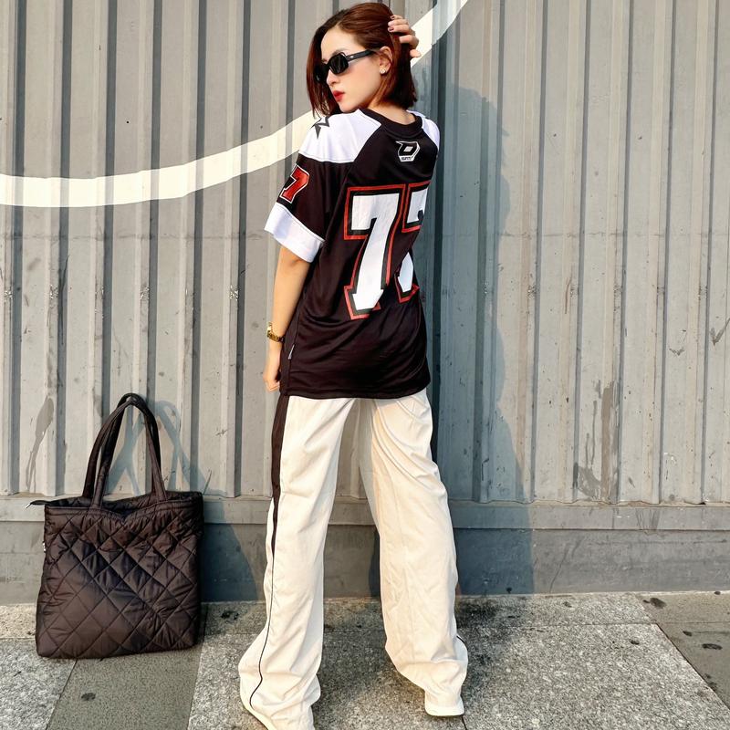 OF41 Áo Thun Local Brand OUFITI Áo Thể Thao Nam Nữ Unisex Form Rộng Chất Cotton Menswear Top Sport Tập Thể Dục Tập Gym Cổ Tròn 8