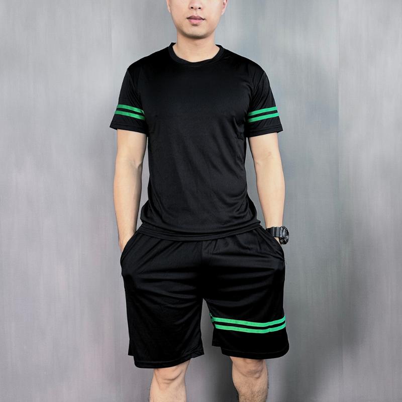 Product Introduction of Bộ quần thể thao thun hè SIZE 33 -> 120kg in 2D BA Lỗ Xanh chất liệu thun lạnh co dãn 4 chiều thoáng mát bền đẹp không bai xù - A'ka Fashion 365 22