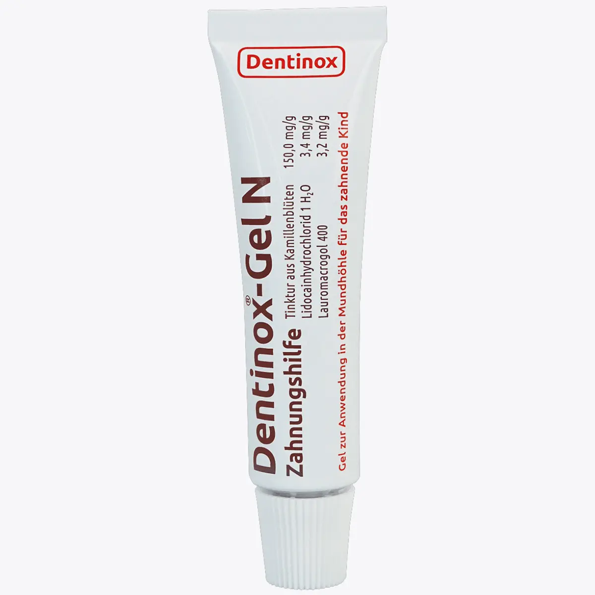 Gel Bôi Giảm Đau Khi Mọc Răng Cho Bé [Nội địa Đức] Dentinox-Gel N, Giảm Đau Nhức, Bớt Quấy Khóc, Ăn Ngon Khi Mọc Răng, tuýp 10g, Trẻ sơ sinh Bé gái Bé trai