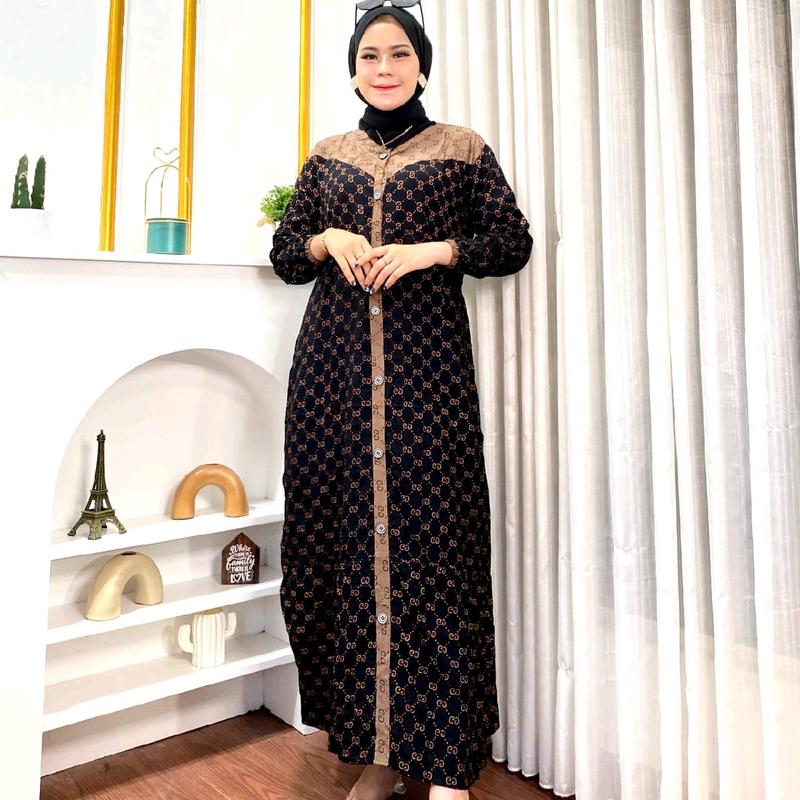 gamis midi muslim premium 3