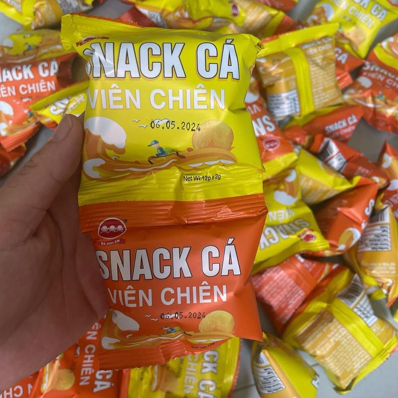 60 gói Snack Cá viên chiên Food Ăn Vặt Food Ăn Vặt