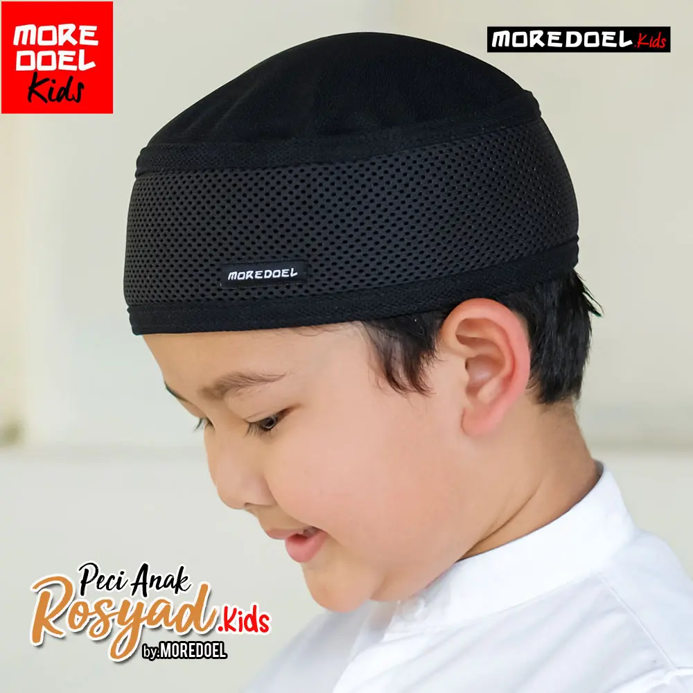 Kopiah Peci Hitam Anak Rosyad Moredoel