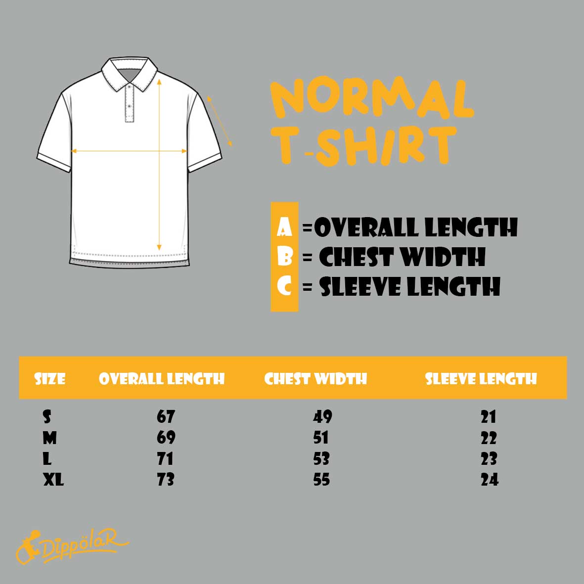 Dippolar Polo Shirt Steel Blue Kerah Polos