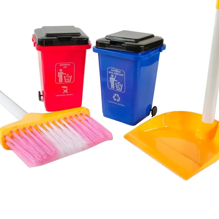 MAINAN ANAK CLEANING SET LITTLE HELPER ALAT BERSIH-BERSIH SAPU SAPUAN 2