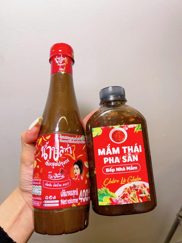 Combo 2 Vị Mắm Cô Gái Và Mắm Thái Pha Sẵn Cực Ngon - Nước Sốt Gia Vị