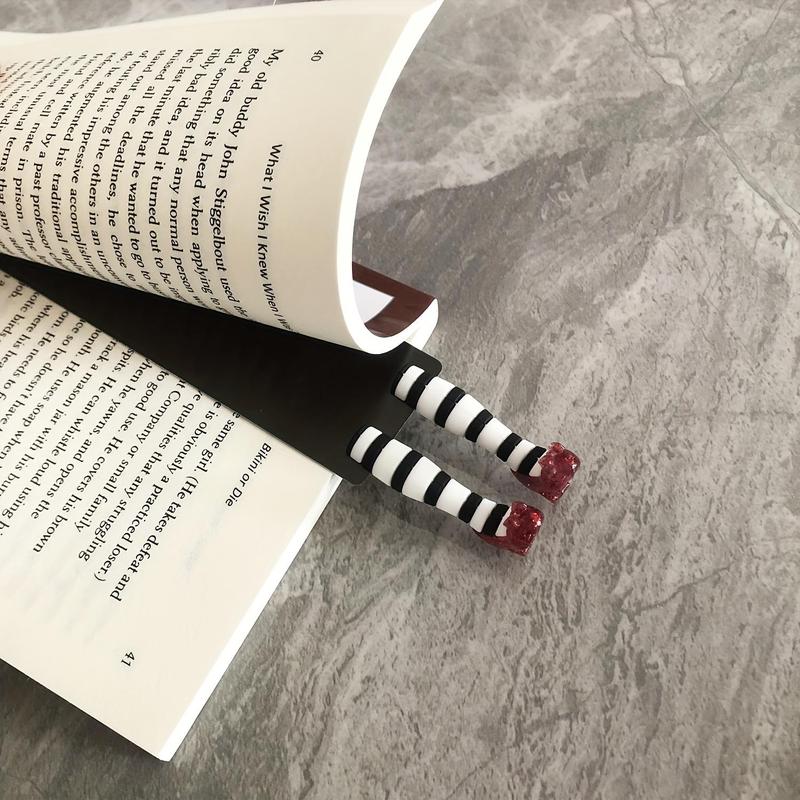 3D High Heel Shaped Bookmark, 1 Count Creative Cute Index Separator, Reading Stationery Supplies for Home School Office Library 8