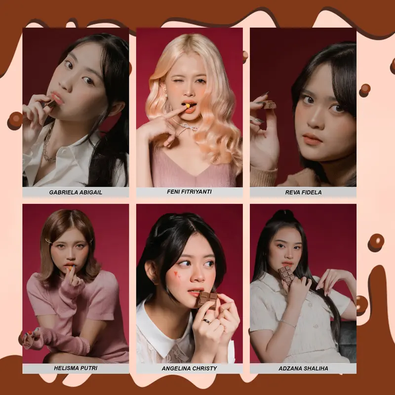 Photocard JKT48 Unofficial / Fanmade Edisi Chocolate Kartu 2