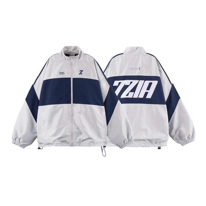 Áo khoác nhẹ Nam nữ unisex cổ đứng vải dù 2 lớp phối thân 2 màu phong cách school hàn quốc 7zia Menswear Jacket
