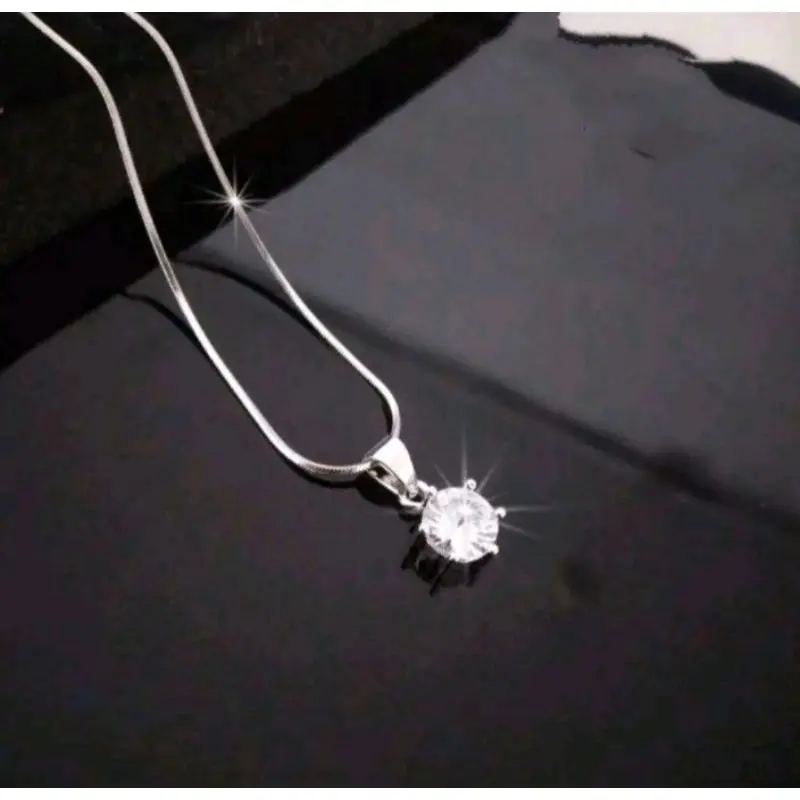 KALUNG TITANIUM LIONTIN  KALUNG WANITA TITANIUM IMPORT ANTI LUNTUR DAN ANTI KARAT -CJR TITANIUM Dewasa Love