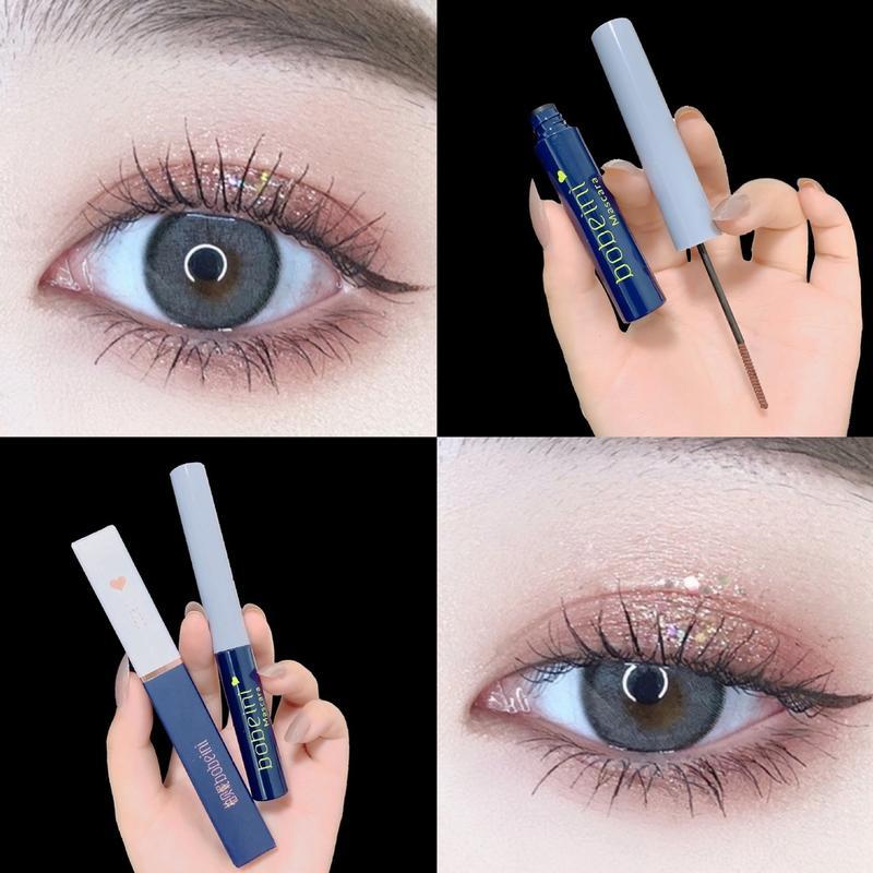 Tuscany Mascara với đầu cọ nhỏ, chống thấm nước và mồ hôi, nhanh khô, dành cho người mới bắt đầu Trang Điểm Mỹ Phẩm chuốt  mi 5