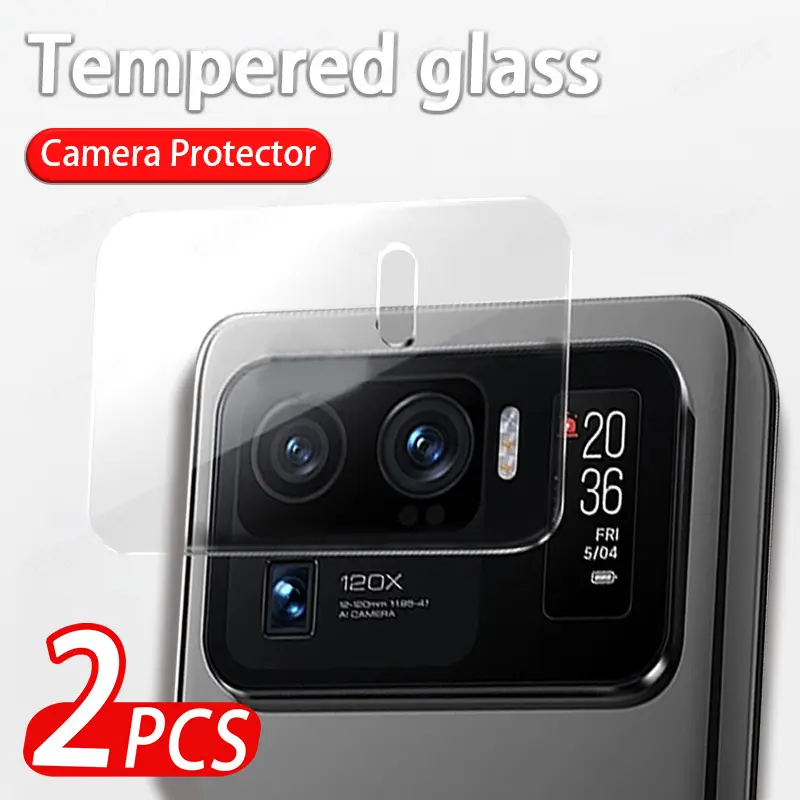 Bảo Vệ Ống Kính Kính Cường Lực, 2 Chiếc, Dành Cho Xiaomi Mi 11 Ultra Lite 5G NE Và Xiaomi Mi 11X, Phim Bảo Vệ Camera Sau HD, Tương Thích Với Xiaomi Mi 11X