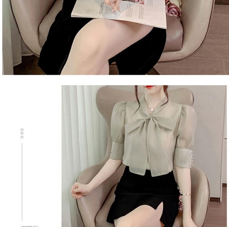 Product Introduction of Áo Tay Phồng, Váy Cao Cấp Mùa Hè Cho Nữ, Thiết Kế Đẹp, Phong Cách Pháp Sang Trọng Độc Đáo Áo Voan Nơ 39
