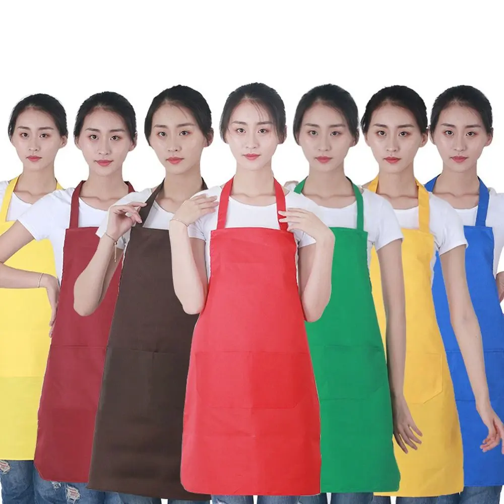 Unisex PVC Kitchen Cleaning Apron Sleeveless Oil Resistant Chef Apron Waterproof Work Clothes Home Kitchen