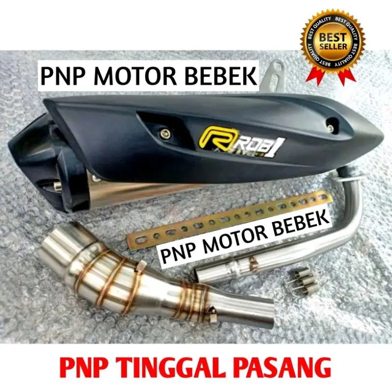 Knalpot racing ROB 1 Vega Jupiter Supra Grand C70 Shogun dll