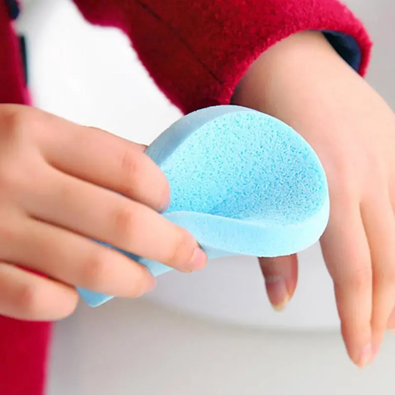 Miếng Bọt Biển Làm Sạch Da Mặt, Nhiều Màu Sắc, Miếng Làm Sạch Da Mặt, Miếng Rửa Mặt, H3B4 Màu Ngẫu Nhiên, Phồng A3E8, 1 Miếng 6