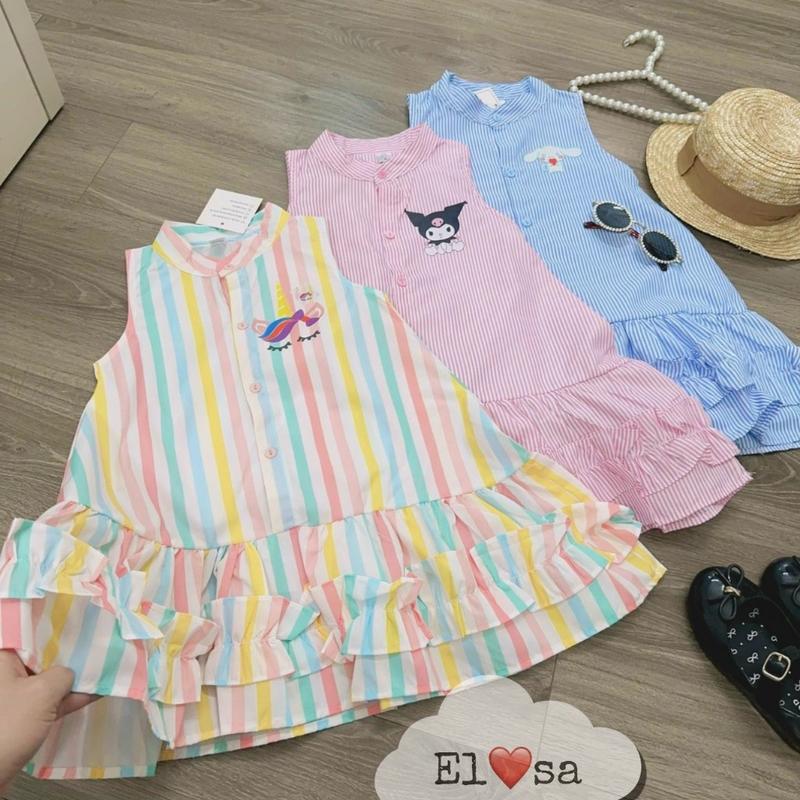 Váy bé gái - VÁY ĐUÔI CÁ BÈO TẦNG siêu xinh cho bé gái 1 - 8 Tuổi