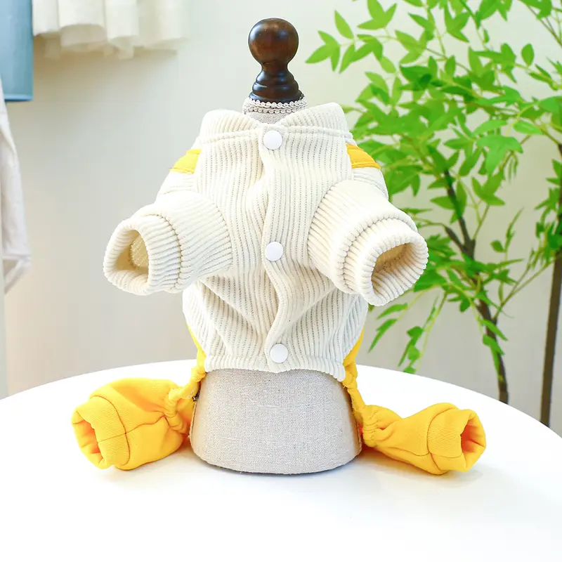 Quần Yếm Hổ Vàng, Quần Yếm Cho Thú Cưng, Thiết Kế Dễ Thương, Thủ Công Tinh Xảo, Thoáng Khí, Thích Hợp Cho Chó, Phong Cách, Hoàn Hảo Cho Các Bữa Tiệc Thú Cưng 3