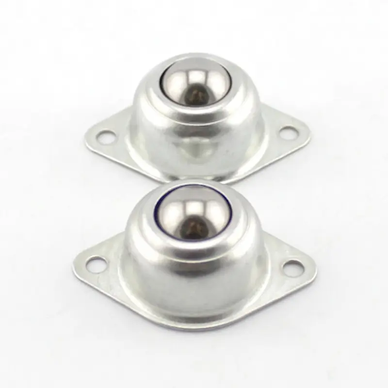 Bộ Chuyển Bóng Lăn Bằng Thép, 6 Cái, Tay Lái Linh Hoạt, Xoay 360º, 14Mm / 0.55 Inch, Bộ Chuyển Bóng Tròn, Khả Năng Tải 40lbs Cho Thiết Bị Gia Dụng 4