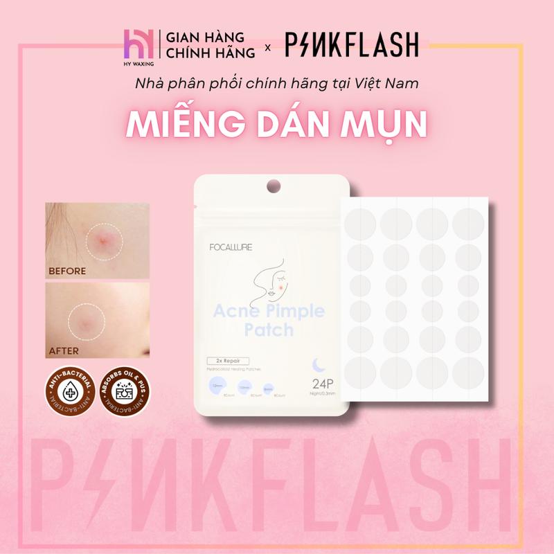 Miếng Dán Mụn FOCALLURE Hút MụnChe Mụn Tự Nhiên Giảm Sưng 60 Miếng Có Thể Makeup Trang Điểm Che Mụn