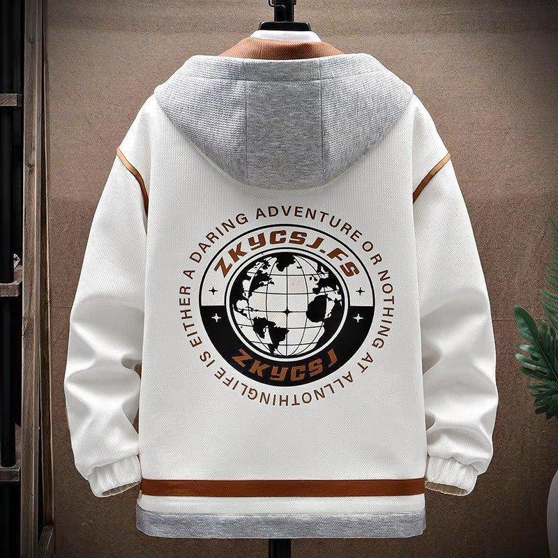 Product Introduction of Áo Khoác Nỉ Nam Mẫu Mới Phong Cách Thu Đông Họa Tiết Đẹp , Cool Ngầu GIỮ Ấm Cơ Thể Benzen Store Jacket Menswear Kem Đen 16