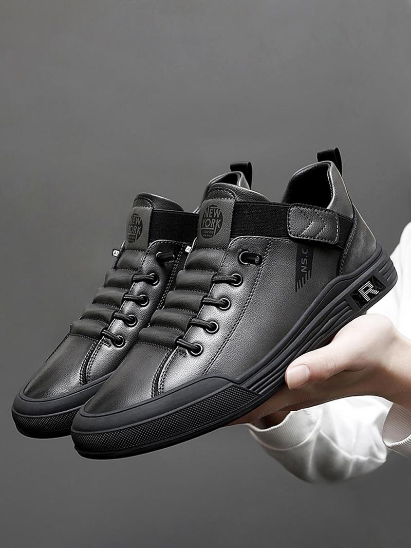 Product Introduction of Men's Fashionable Low Top Sneakers, Casual Comfortable Breathable Sports Shoes, Male All-match Round Toe Shoes for Daily Wear 7