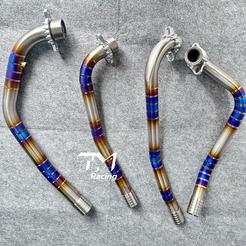 Phụ Tùng Cổ Pô TITAN Fomm Zin Dày 1li2 (Tặng Khâu vs Bas Nhôm) - Chất liệu Titan Siêu Nhẹ, Không Rỉ Sét