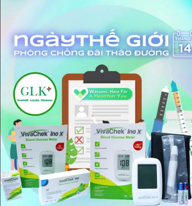 GLK - COMBO 3 GỒM 1 VIVACHEK INO X + 50 QUE THỬ VIVACHEK INO + 50 KIM VIVACHEK INO TRỌN GÓI, ĐẦY ĐỦ, BẢO HÀNH TRỌN ĐỜI. 4
