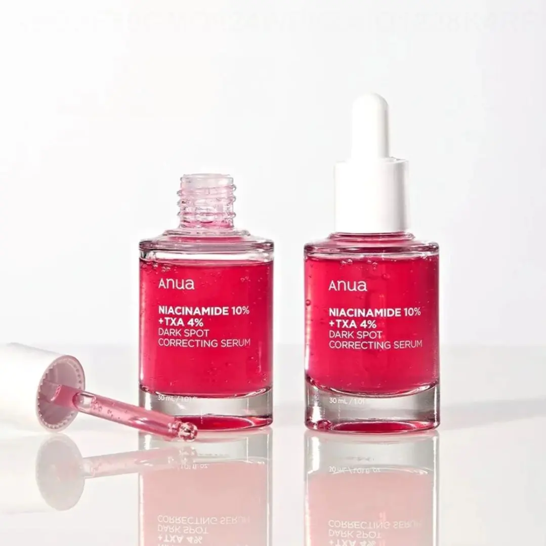 Anua 10% Niacinamide+ 4% Tranexamic Acid Serum30ml/Ceramide, Asam Hyaluronic, Pewarna Alami Vitamin B12, untuk Kulit Sensitif, Korean ODHZ6F