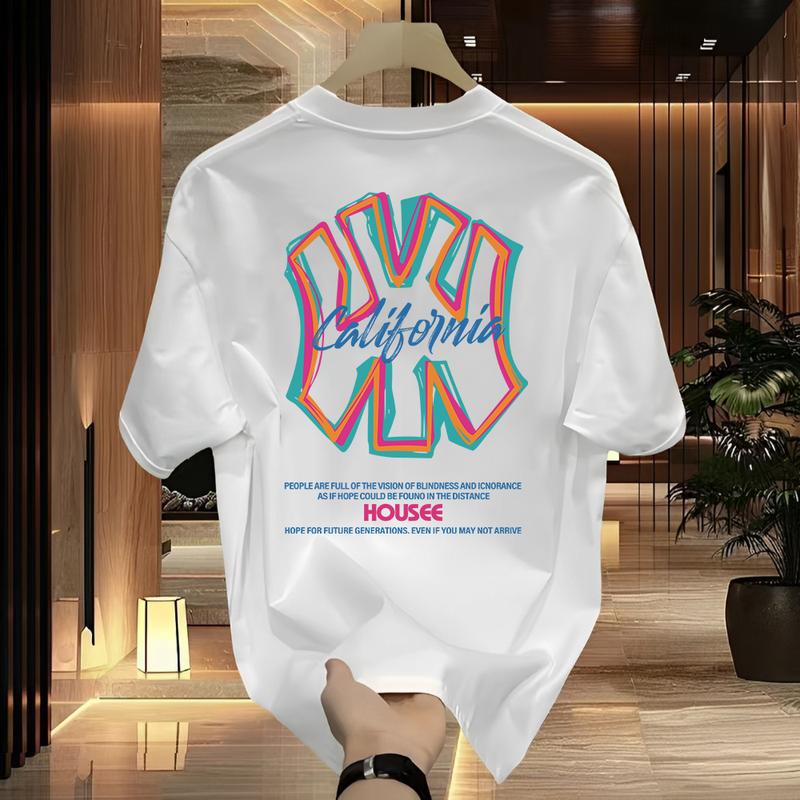 Áo Thun Ngoại Cỡ Ngắn tay Thiết Kế Hiphop Đường Phố Cổ Điển 100% Cotton Áo Cổ Thuyền Dành Cho Nam Và Nữ Unisex