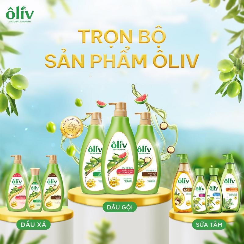 Dầu Gội Ôliv Dưỡng Tóc Chắc Khỏe 1L + Tặng Dầu Xả Ôliv Dưỡng Tóc Chắc Khỏe 650ML [S] 5