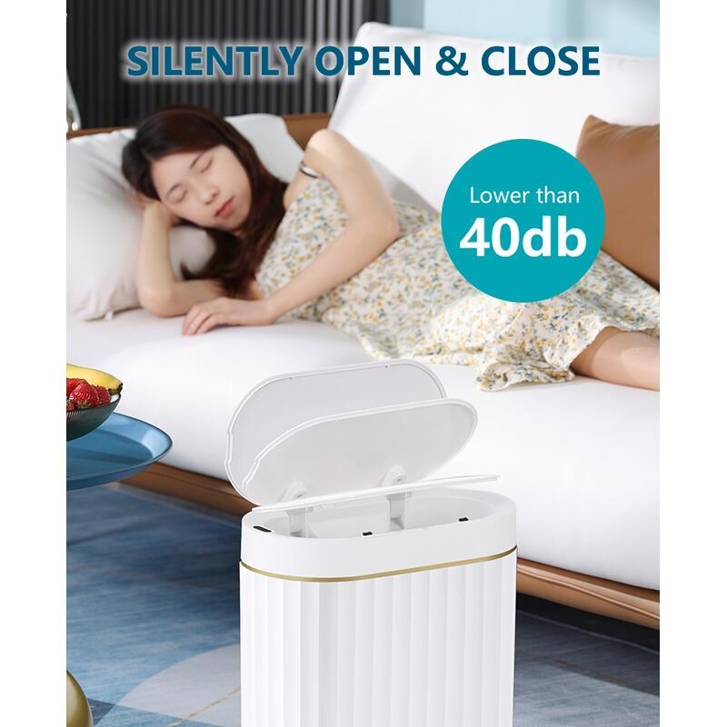 Product Introduction of 5/7L Automatic Sensor Trash Can Bathroom Kitchen Smart Garbage Bin Toilet Wastebasket Bedroom Dustbin Bucket Waterproof 21