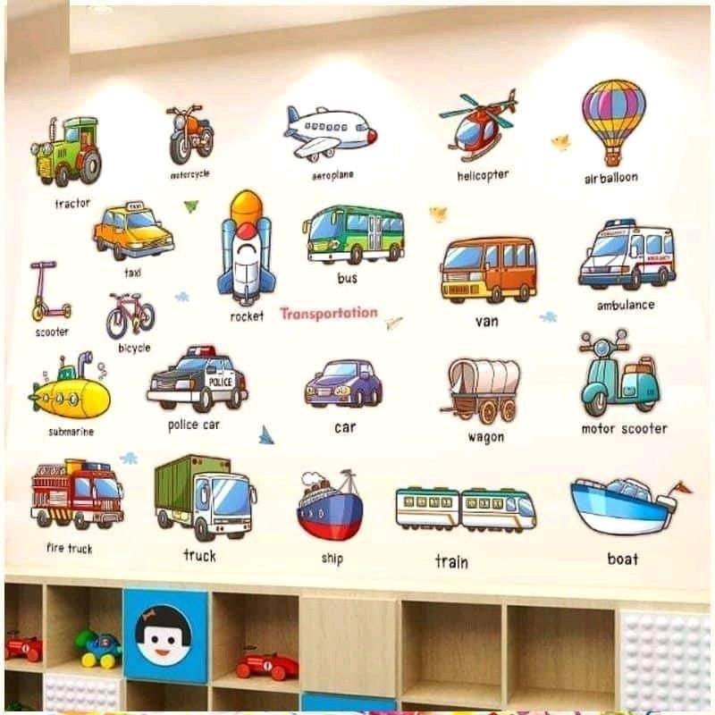  decal dán tường tranh dán tường trang trí phòng cho bé 