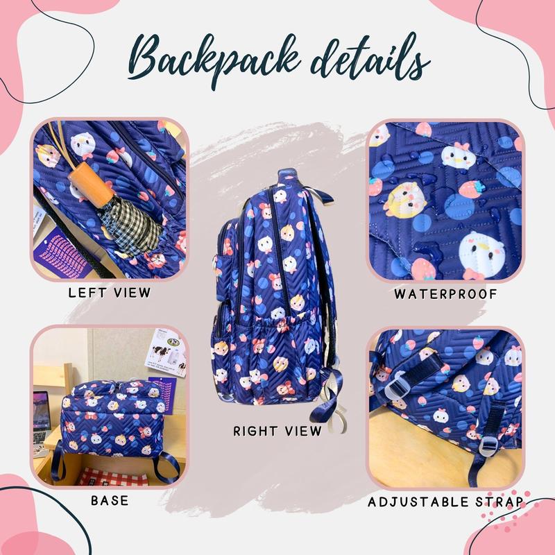 JY-671 / 46CM TSUM TSUM DESIGN Korea Backpack High Quality Beg Sekolah / School Bag / Beg Galas / Laptop / College 3
