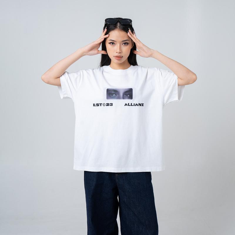 T-Shirt Áo Thun 280GSM Eye Allianz Form Boxy Chất liệu Cotton 2