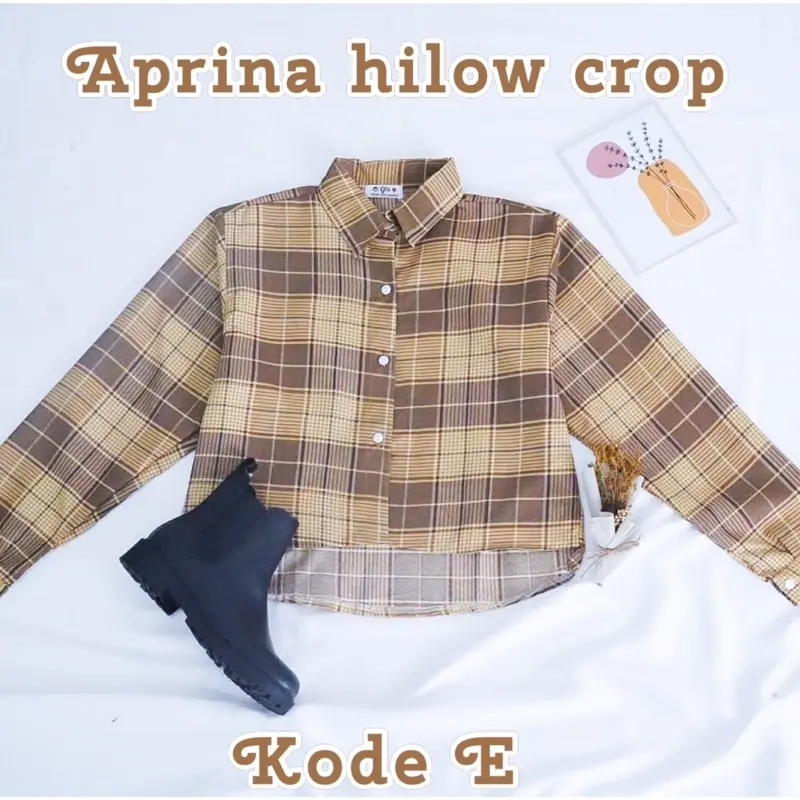 GFS TBM LT APRINA HILOW CROP SHIRT 4