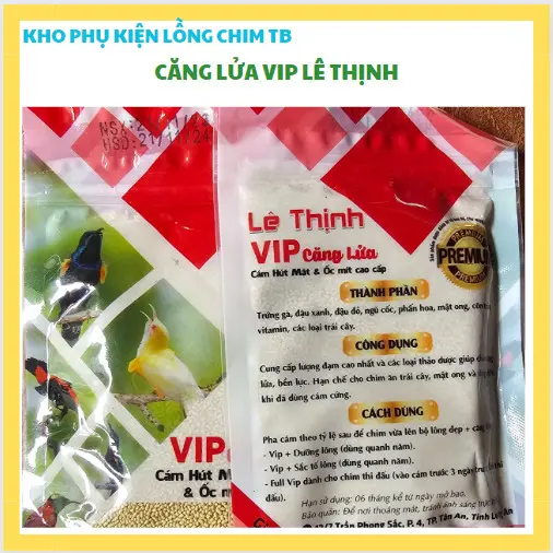 COMBO 03 CÁM DƯỠNG HÓT + 02 CÁM VIP CĂNG LỬA LÊ THỊNH (100GRAM/GÓI) 4