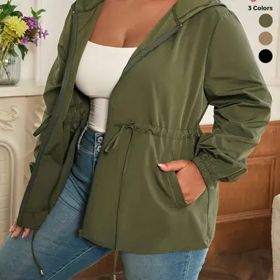 Fashion nova plus size coats best sale