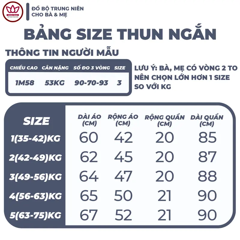 Đồ bộ bà già, bộ đồ trung niên cho ngoại áo tay ngắn top vải thun cotton lạnh cao cấp mùa hè -Thiều Thoa Store Nữ Ong 6