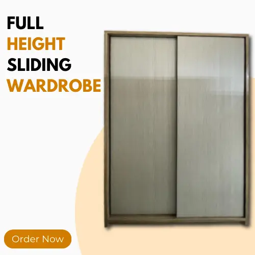MYH Furniture Full Height Sliding Wardrobe 2 Door Plywood Material