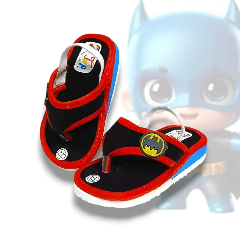 Sandal Bayi Laki-laki Bunyi Cicit Motif Batman Fashion Terbaru Lucu 1