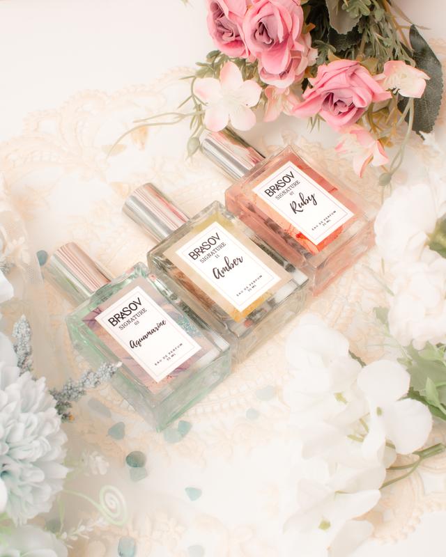 BRASOV Parfum 35 ML Eau De Parfume Signature Parfum Spray Halal BPOM Bundle of 3 Element Water 0