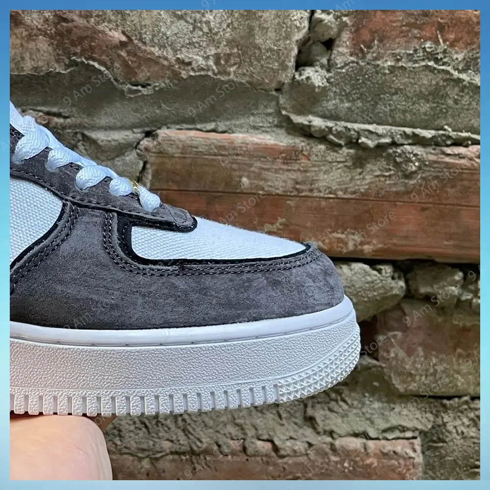 ( Đầy đủ logo hãng ) Giày Sneaker lai kì xám chuột siêu cấp