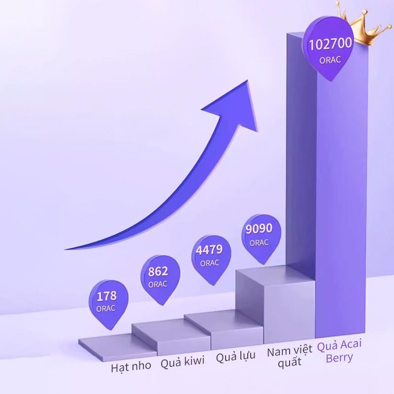 Thức uống dạng bột quả Acai - không đường và ít calo, bảo vệ sức khỏe hàng ngày của bạn! 5